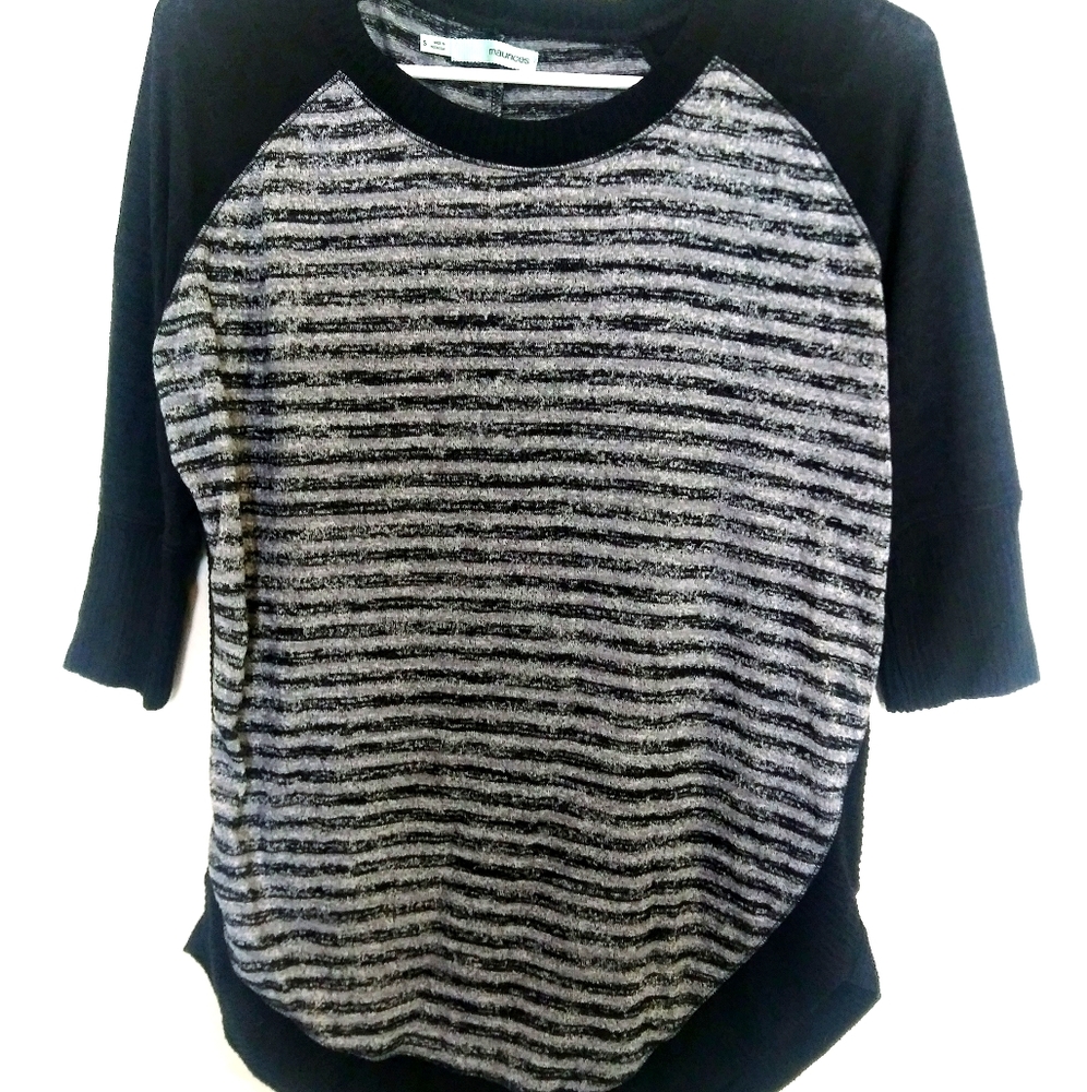 Maurices striped half sleeve